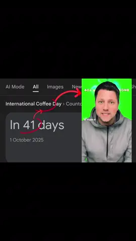 Coffee spelled backwards is eeffoc and national coffee day is in 41 days.                     #eeffoc #41 #41goals #niche 
