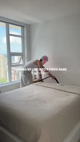 Turning my life into a video game (morning routine edition)  Only 150 points until level 8 - daily dominator #dailyvlogs #morningroutine #morning #videogame 