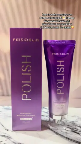 Lepasni memang nak senyum je memanjang 🤩 tengok dari jauh pun b£rsin4r macam buat V33n££r 🫨#ubatgigi #feisidelin #toothpaste #racuntiktok 