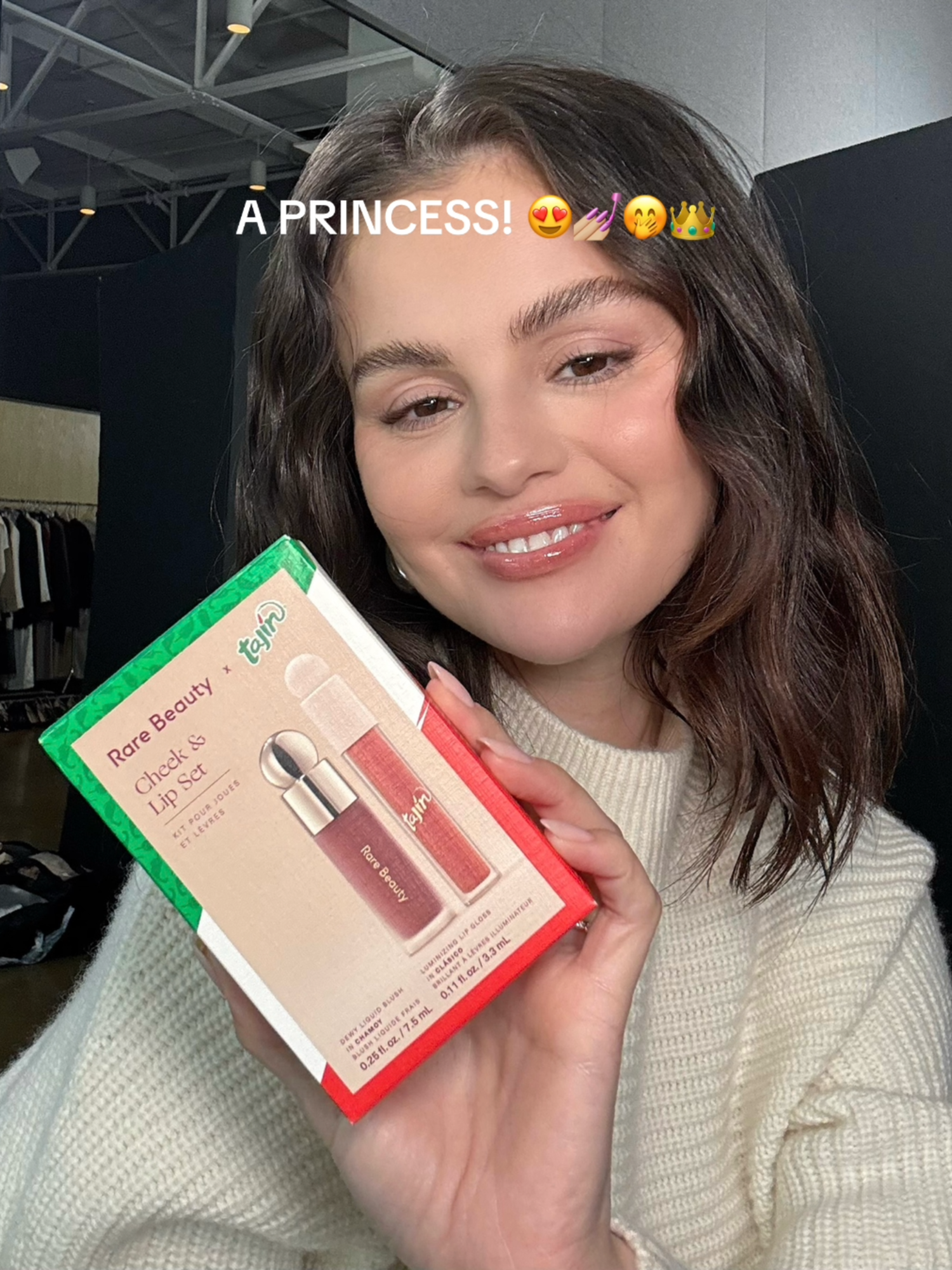 A princess!!!! 👑​ @selenagomez @RareBeauty ​ #RareBeautyxTajin​ #RBXTajin