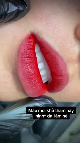 Màu môi khử thâm này nhà em nịnh da lắm nè các Nàng ơi.. biến đổi 1 nền thâm chỉ sau 120 phut' nhà em ạ!! #lamdep #xuhuong #LearnOnTikTok #khuthammoinhatrang #phunmoitunhiennhatrang 