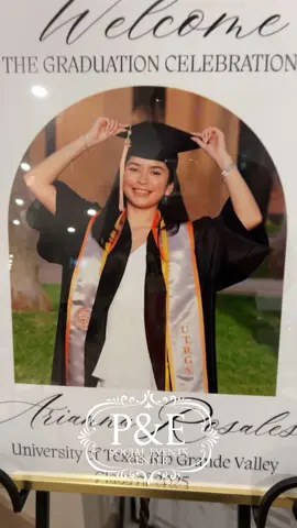 Congratulations Arianna! 🎓 The tassel was worth the hassle. Now let’s celebrate in style! 🎉 #pesocialevents #SmallBusiness #rgv956 #graduationparty #eventdecor 
