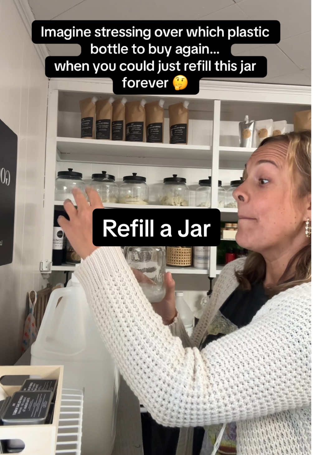 Still buying bottle after bottle? 🤯 Just refill once + keep it moving. Your home (and the planet) will thank you 💚 Shop our refill jars + Market Week bundles before the sale ends! #RefillAndSave #EcoMadeEasy #TheGoodVillageMarket #LowWasteLiving #RefillStation #DitchPlastic #SustainableSwaps #GreenYourRoutine #EcoFriendlyHome