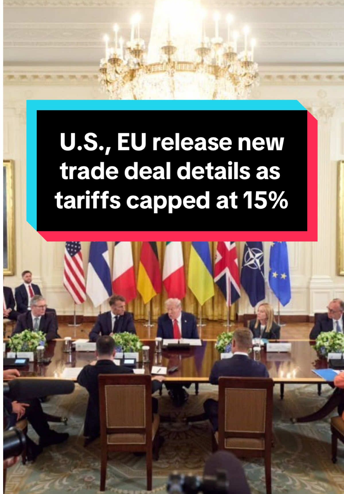 The U.S. and European Union released new details of their trade deal Thursday, announcing tariffs on pharmaceuticals, lumber, and semiconductors will be capped at 15%.  EU foreign policy chief Kaja Kallas joined #MorningJoe to welcome the agreement while cautioning, “There are no winners in trade wars. In the end, the consumers end up paying higher prices.”