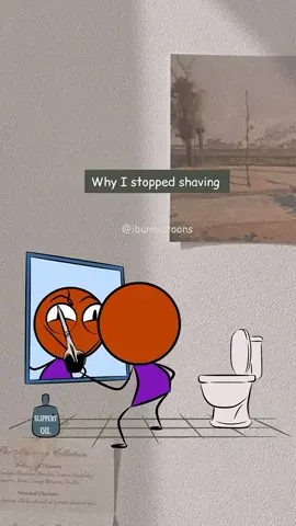 shaving time goals 🤣😀#fyp #cartoon 