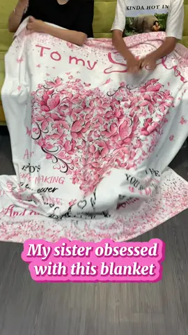 Sister blanket #ekha #blanket #blanketlife #gift #giftideas #sister #sisters #sisterhood 
