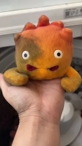 Calcifer is on fire! 😝 #howlsmovingcastle 
