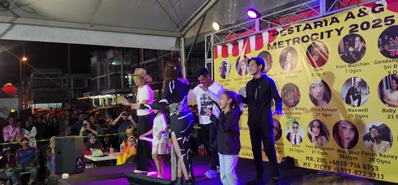 Pestaria A&G Metrocity 2025 bersama Baby Shima 21 Ogos 2025 Khamis @CATS FM @waifmibanofficial4 @mykuching #waifm #catsfm #sarawak #galaxyeventmanagement #almasjuta #kuchingsarawak #funfair 