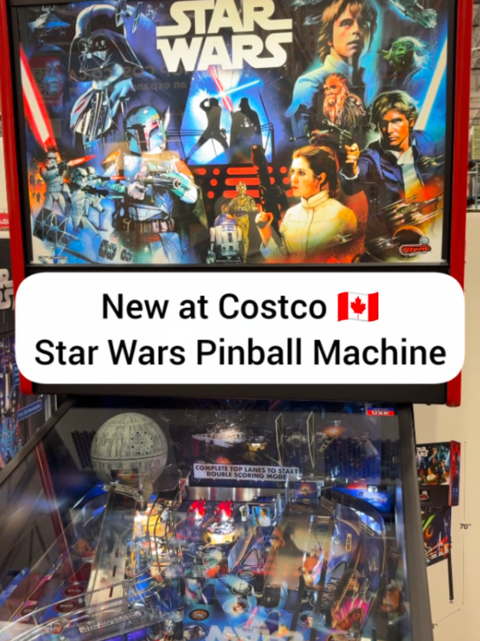 Costco 🇨🇦 Newmarket Grand Opening Exclusive Item! Star Wars Pinball Machines for $8000! This looks so fun 🥳 #CostcoFinds #Costcoclearance #Costcoexclusive #costcocanada 