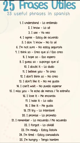 25 frases importantes ✅📒#inglesbasico #foryou #study #english 
