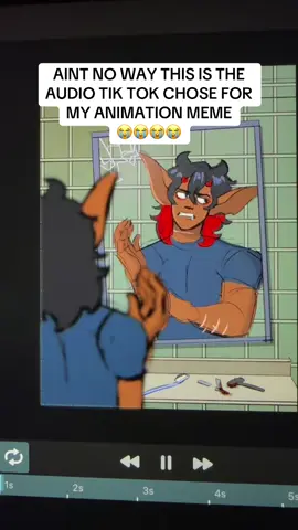 I WANTED TO POST A WIP OF ME REMAKING THE ANIMATION WITH TOONSQUIDS NEW UPdaTE AND INSTEAD TIK TOK ATTACKED MY BOY 😭😭😭 #artvlog #tiktokaudios #animation #wip #animator   