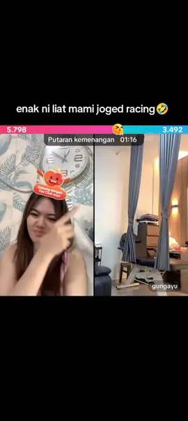 mami gemoy joged racing🤣#gungayu 