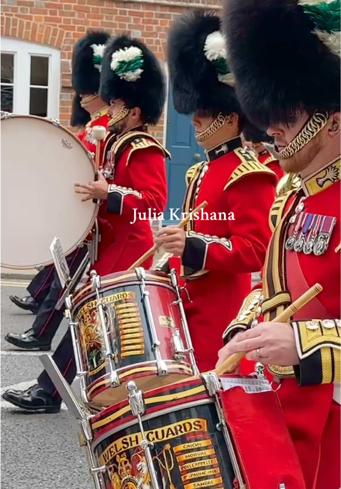 Band of the Welsh Guards #fyp #foryou #army #changingoftheguard #guard                          