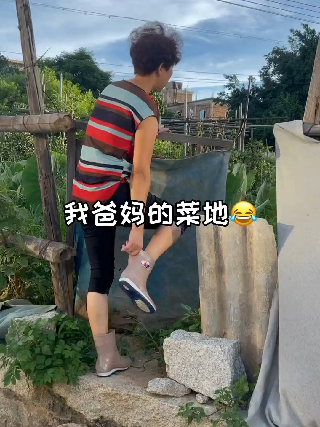 20210704-鸡鸭鹅要喂，连菜园都要来浇水了哈哈哈哈 #家庭日常 #familyvlog #泉州朴奈恩一家 #punaien #punaienshop