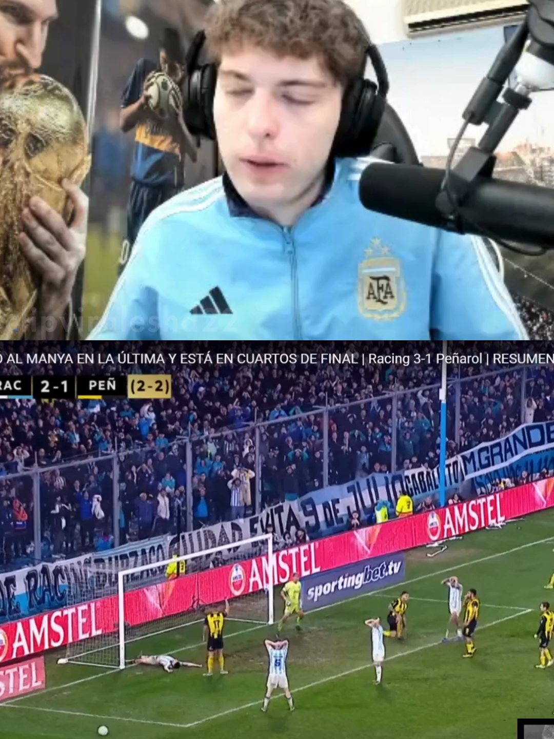 Davo compara el partido de Racing con el de Boca vs Alianza Lima ⚽💛💙   #fyp #viral #trending #ClipViral   #DavoXeneize #DavoClip #Xeneize   #BocaJuniors #RacingClub #AlianzaLima   #FutbolArgentino #CopaLibertadores #Flocsss #FLOCSSS