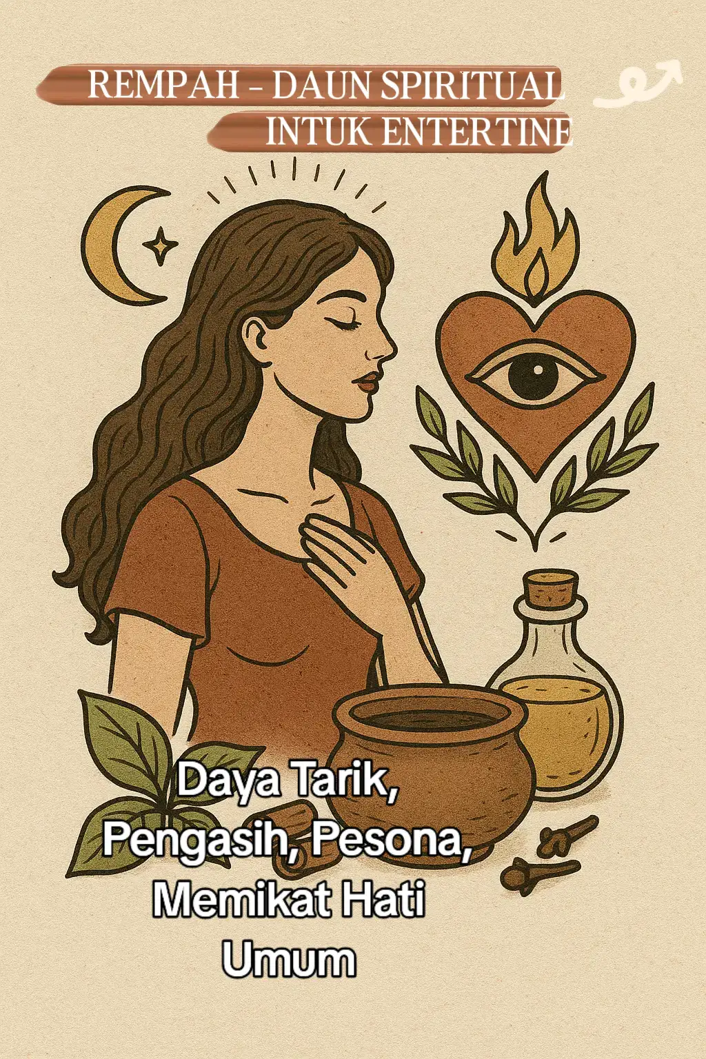 7 REMPAH REMPAH & DAUN SPIRITUAL UNTUK ENTERTINE  (Pengasihan, Daya tarik, Pesona & Memikat hati orang banyak) Bagi anda yang bekerja sebagai Entertine tapi malu untuk datang meminta bantuan ke Paranormal, berikut ini Saya akan Buka pegangan Rahasia peninggalan Leluhur berupa daftar Rempah-rempah dan Daun-daunan yang dikenal ampuh secara spiritual untuk “Entertine”  yang khasiatnya untuk Pengasihan, Daya tarik, Pesona & Memikat hati orang banyak... lengkap dengan Cara pemakaian, Racikan, dan Mantra penggunaannya. 7 REMPAH REMPAH & DAUN SPIRITUAL UNTUK ENTERTINE  1. Daun Kemangi ENERGI: membangkitkan aura wibawa dan keharuman batin. PEMAKAIAN: bisa dipakai mandi (direbus dengan air, lalu digunakan untuk siraman) atau dibawa dalam saku kecil. 2. Daun Pandan ENERGI: pengasihan, aura harum, memikat lawan jenis. PEMAKAIAN: campurkan dalam parfum alami (potong kecil-kecil, rendam dalam air mawar). 3. Bunga Kenanga ENERGI: daya tarik alami, membuka simpul hati orang lain agar suka dengan kita. PEMAKAIAN: ditumbuk halus, dicampur dengan minyak kelapa → jadi minyak pengasihan. 4. Cengkeh ENERGI: memperkuat wibawa, kharisma, daya tarik suara. PEMAKAIAN: dibakar sebagai dupa sebelum tampil / bertemu orang. 5. Kayu Manis ENERGI: daya tarik magnetik, memunculkan rasa kagum dan tertarik. PEMAKAIAN: bubuk kayu manis bisa dicampurkan dengan kopi / teh sebelum pertemuan penting. 6. Daun Sirih ENERGI: membersihkan energi negatif, membuka aura kasih sayang. PEMAKAIAN: dicampur dalam air untuk basuhan wajah sebelum keluar rumah. 7. Bunga Melati ENERGI: kelembutan, pengasihan, aura menenangkan sehingga orang betah dekat. PEMAKAIAN: dijadikan rendaman mandi kembang. RACIKAN SEDERHANA (Minyak Pesona Diri) BAHAN: - 7 bunga kenanga - 3 kuntum melati - 3 lembar daun pandan - 3 butir cengkeh - Minyak kelapa murni / minyak zaitun CARA MEMBUATNYA: 1. Semua bahan ditumbuk halus. 2. Masukkan ke dalam botol kecil berisi minyak kelapa/zaitun. 3. Simpan semalaman di bawah cahaya bulan (purnama lebih baik). PEMAKAIAN: Oleskan sedikit di belakang telinga, pergelangan tangan, atau alis sebelum bertemu orang banyak. RITUAL MANDI PESONA: 1. Siapkan air dalam ember besar. 2. Masukkan: 7 lembar daun sirih, 7 bunga kenanga, 7 bunga melati, dan sejumput kayu manis bubuk. 3. Rendam 15 menit, lalu gunakan untuk mandi sambil membaca mantra. MANTRA PENGASIHAN / ENTERTINE (Bisa dibaca 7x saat memakai ramuan) 