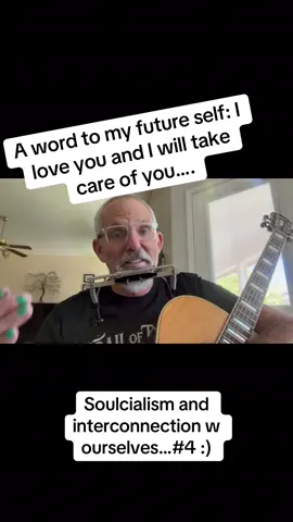 Another look in the mirror, this time imagining future me… What would you want to say to your future self? #soulcialism #SelfCare #past #singersongwriter #meditation 