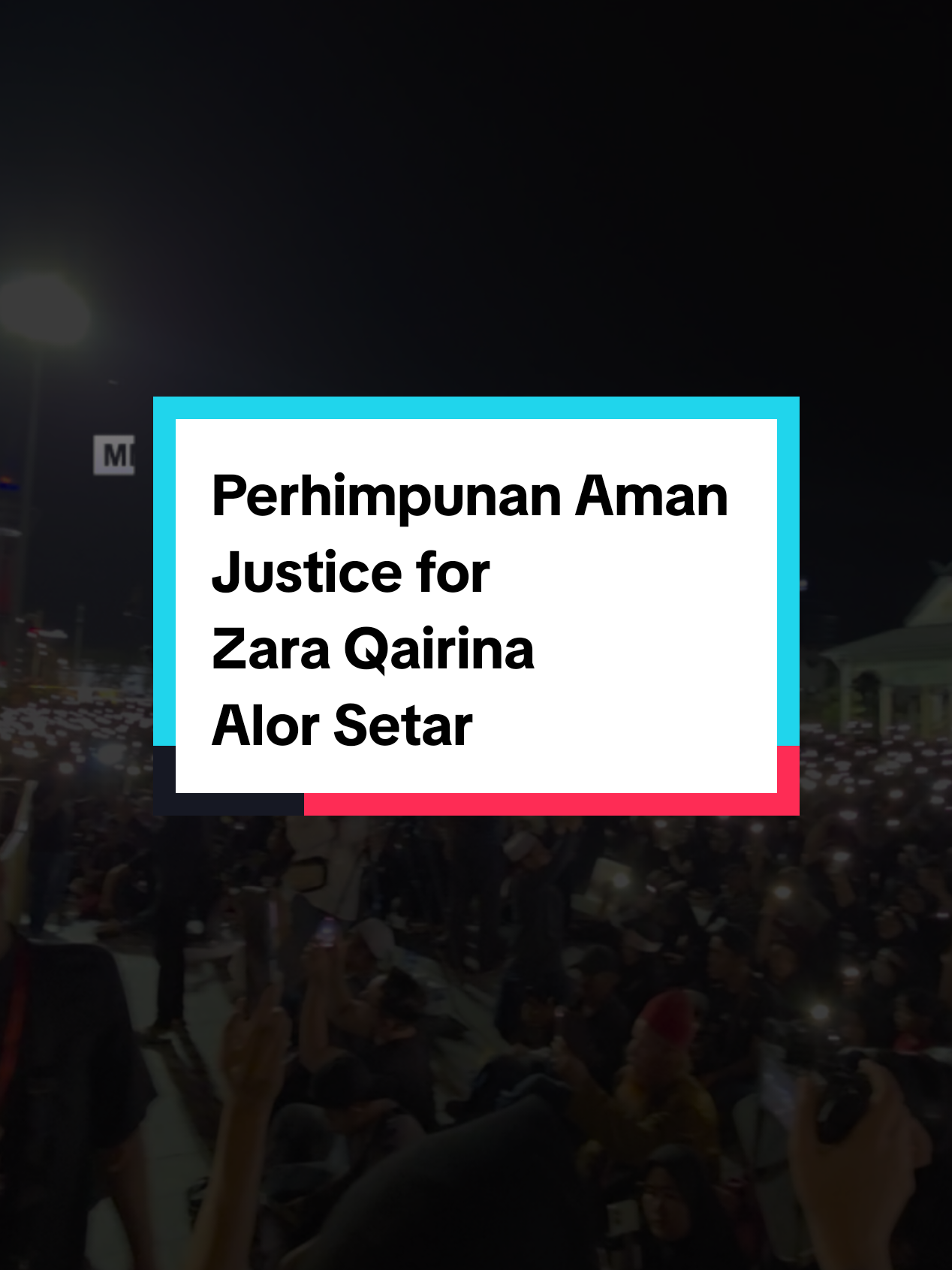 Perhimpunan Aman Justice for Zara Qairina Alor Setar. #justiceforzara #justice4zara #justiceforzaraqairina 