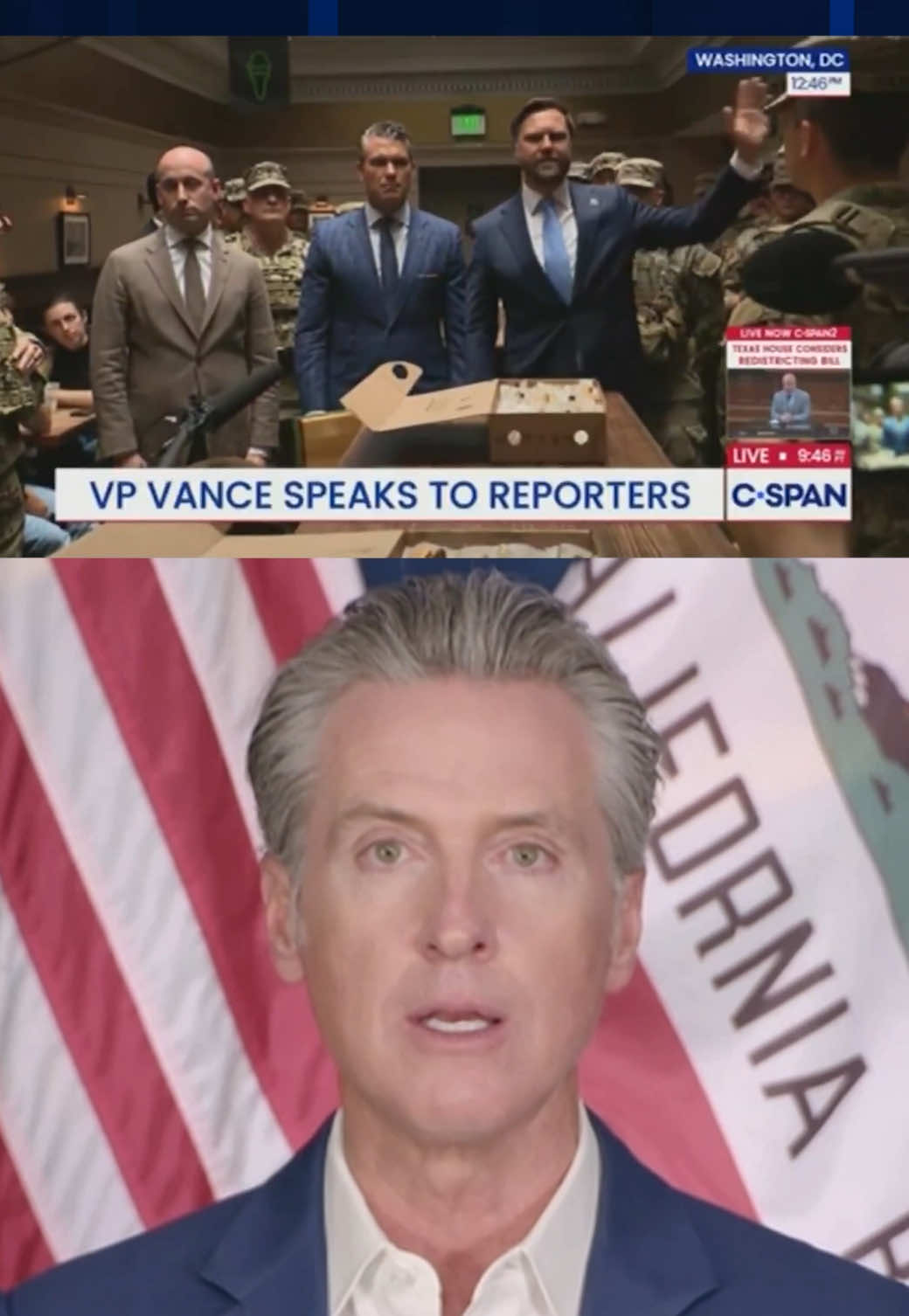 Gov. Newsom: These guys aren't screwing around. We can no longer screw around. It's all at stake.