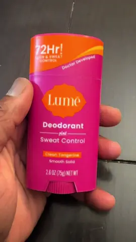Have you been looking for a special kind of deodorant to get for your special lady? Try this Lume deodorant if I sweat, fights, older, and it puts up a great fight lol 72 hour protection now that’s what I call consistency. Yeah I know women love consistency, right this is the only deodorant that my wife will use grab yours in the Tiktok Shop right now. 