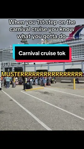 #carnivalcruise #muster #cruisetok #cruiseship #muster 