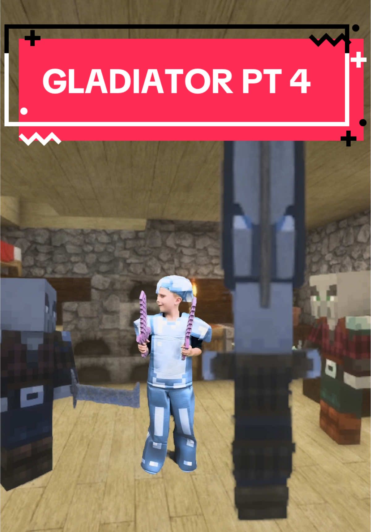 Gladiator in MC part 4.. #Minecraft #FYP 