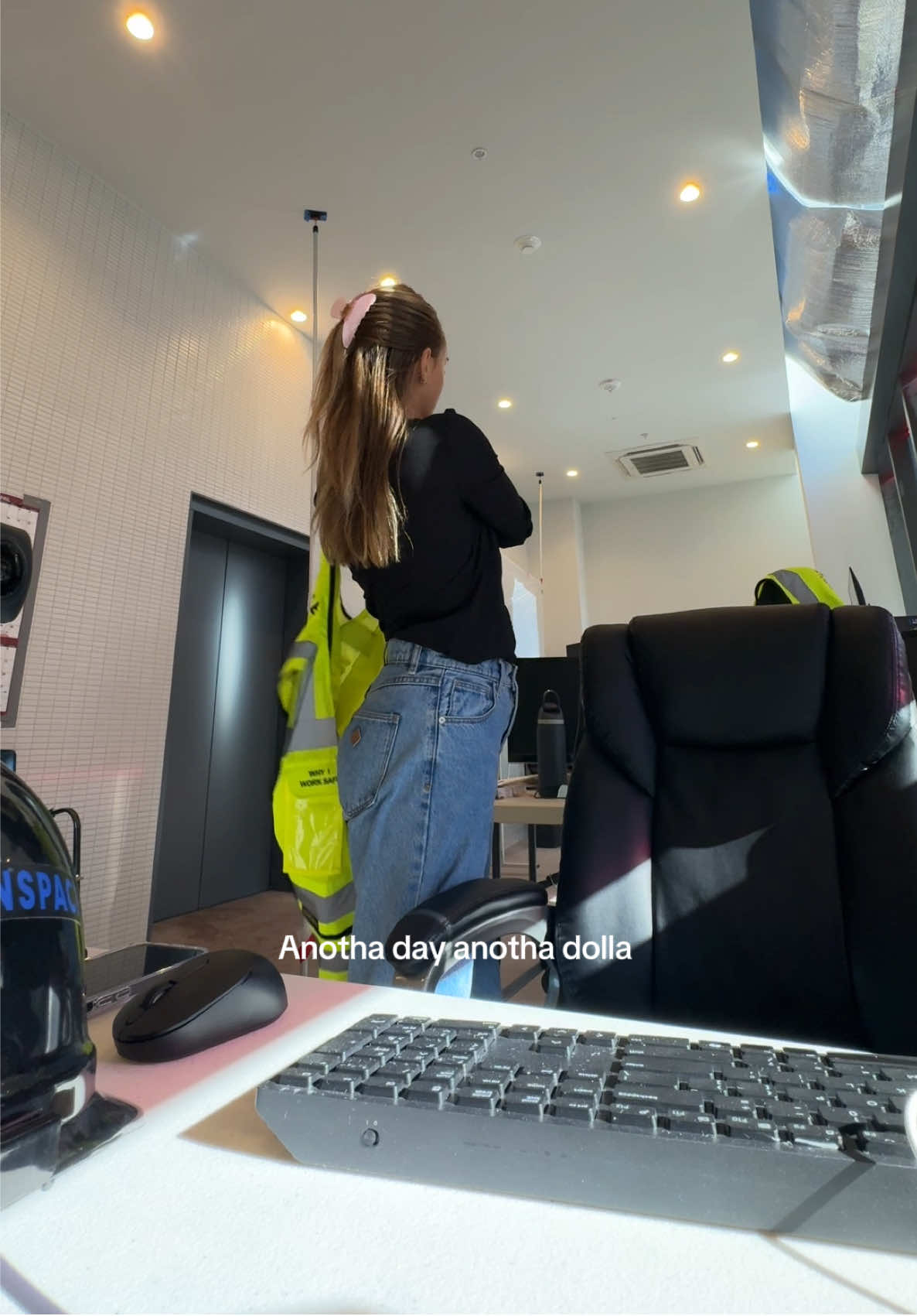 Loving my job high key 