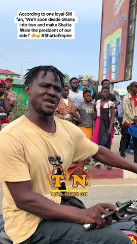 LIVE NOW || According to one loyal SM fan, ‘We’ll soon divide Ghana into two and make Shatta Wale the president of our side!’ 🔥😂 #shattaempire 
