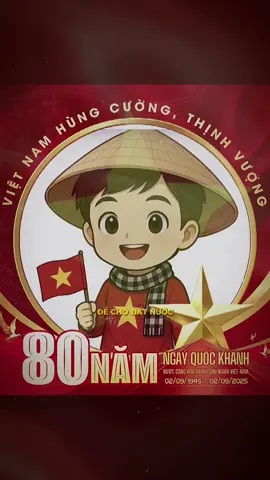 Thay avata cùng nhau tạo nên một mạng xã hội rực sắc đỏ sao vàng !!!cả nước đang hân hoan chào đón 80 năm ngày Quốc Khánh Việt Nam 2/9, là người con máu đỏ da vàng , hãy chung tay lan toả tinh thần yêu  nước bằng cách thay avata khung  Quốc Khánh 2/9. Đây không chỉ là  Cách để thể hiện lòng yêu nước đơn Thuần , mà còn chứng minh cho bạn  bè quốc tế thấy được sự đồng lòng  của dân tộc Việt Nam . Một dân tộc ưa chuộng hoà bình , một lòng với  Tổ quốc . Còn chần chừ gì nữa , hãy   Cho chúng tôi thấy tinh thần yêu nước của bạn 