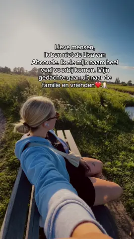 Ik weet dat ik Lisa heet maar ik ben het niet. #lisa #abcoude #nabestaande #familie #amsterdam 