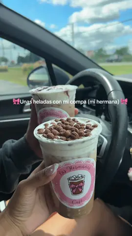 @Las Hermanas 😋😋 soooo good #coffee #heladas #sisters #cafecito #latinacontentcreator 