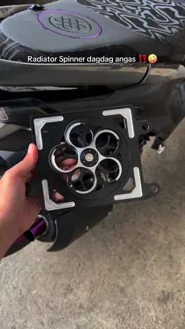 Radiator cover spinner for honda click 125 / 150 #radiator #radiatorcover #radiatorspiner #hondaclick #motoraccessories 