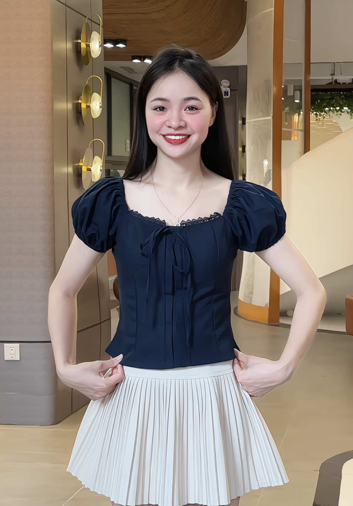 Áo linen kiểu tay phồng #nguyetmun #thoitrangnu #aolinen @kimeehouse 