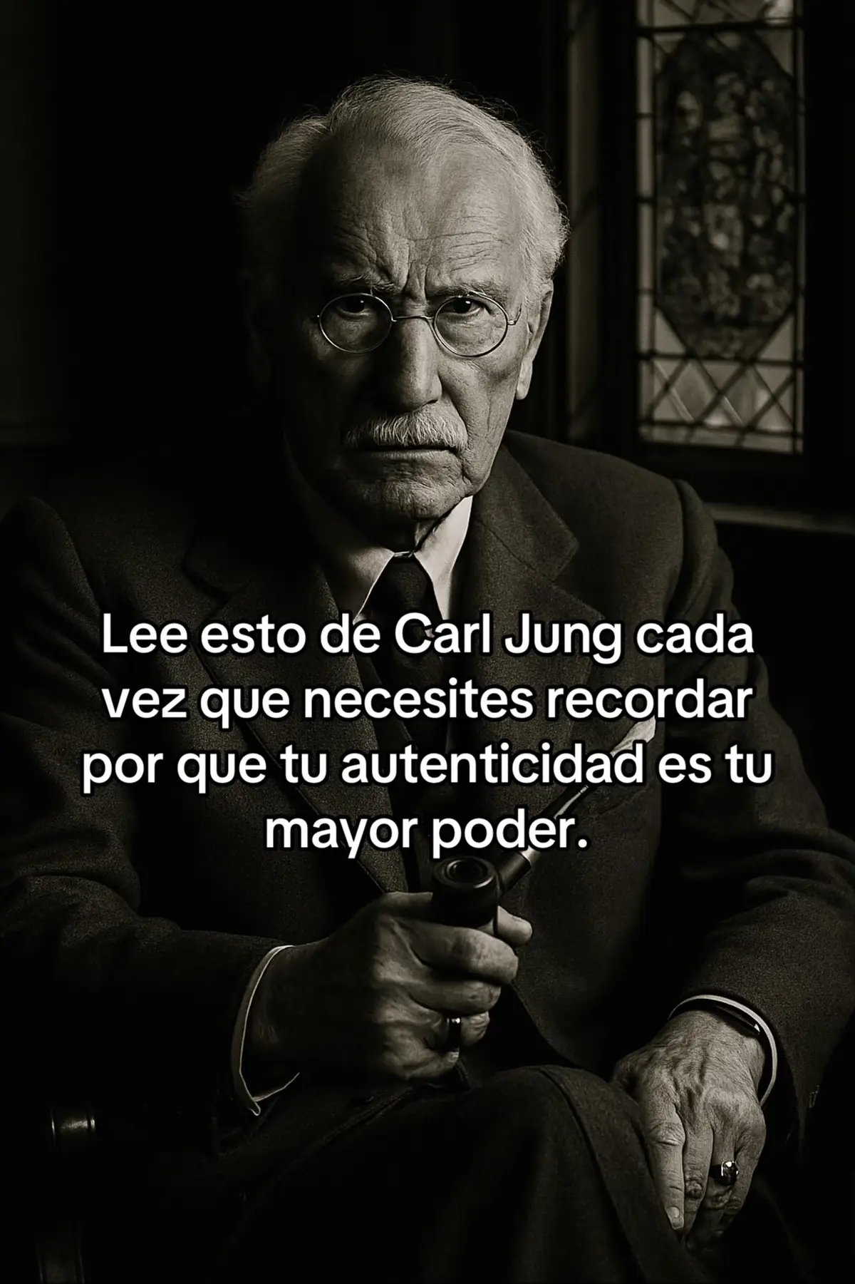 Cuando el mundo te empuje a encajar, recuerda esto: perderte a ti mismo para agradar es el precio más alto que puedes pagar. Jung lo dijo, y hoy sigue siendo verdad.  #libros #ReflexiónDiaria #CarlJung #Frases #Matrix