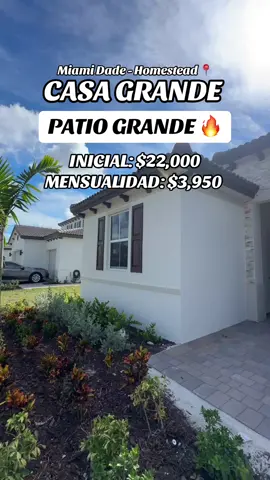 ✨ ¡NUEVA OPORTUNIDAD EN MIAMI! ✨ 🏡 Single Family Home de 4 habitaciones y 3 baños, con doble garaje, un patio espectacular con espacio para tu piscina privada y perfecto para tus barbecues en familia. 💵 Precio: $535,000 📉 Mensualidad aproximada: $3,850 con todo incluido. 📍 Ubicada en una nueva comunidad que acaba de aperturar, donde tendrás la ventaja de ser el primero en estrenar tu casa y aprovechar precios de pre-construcción antes de que suban. 🚗 A solo 45 minutos del Aeropuerto Internacional de Miami y con acceso rápido a las principales autopistas, para que tu vida sea más práctica y conectada. 🔥 ¡No pierdas la oportunidad de vivir en una casa amplia, moderna y con el mejor precio del mercado! Carol Aguirre- Tu Agente Inmobiliario⁣⁣ ⁣ Contactame!⁣⁣⁣ 📱 +1 (786) 4617241⁣⁣ 📍 7270 NW 12th St ph 9, Miami, Florida, 33166⁣⁣ 💻 www.carolaguirrerealtor.com 📧 aguirrerealtor1@gmail.com⁣⁣ ⁣⁣ First Step Realty Group⁣⁣ ⁣⁣#casasenmiami #homestead #primeracasa #fha 