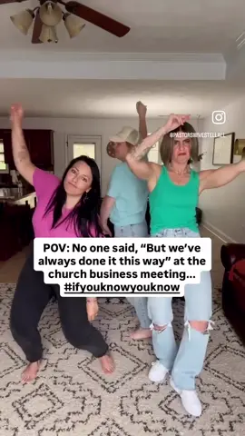 Everybody get ExCiTeD and dance NOW! 🙌🏼🤪😂🤣 Ohhhhh those old school business meetings. *Sigh* #dancewithus #pastorswives #pastorswife #churchy #churchhumor  