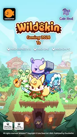 Introducing Wildekin, a chaotic multiplayer adventure! 🦁🐵🦊😺 ⚔️Explore. 🏠Build. 😼Survive & Thrive Coming to Xbox and PC!  Wishlist now: Link In Bio #Wildekin