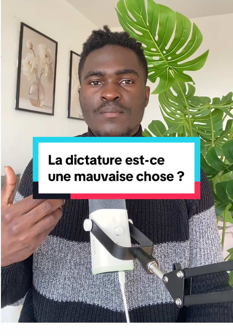 La dictature est-ce forcément une mauvaise chose ? Nous discutons de la question de savoir si la dictature est nécessairement une mauvaise chose. Bien que la dictature soit souvent associée à l'abus de pouvoir, à la corruption et à la censure, il existe des exemples de dictatures bienveillantes qui ont permis des décisions rapides et des réformes profondes, comme à Singapour sous Lee Kuan Yew. Cependant, le risque d'abus de pouvoir est toujours présent, et la question est de savoir à qui confier un pouvoir sans limite et pour combien de temps. . . . #dictature #politique #afriquetiktok #pourtoi #afrique 