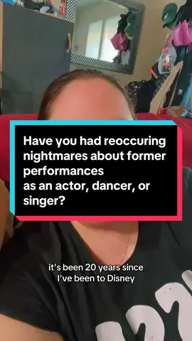 Go watch @Stewart Taylor’s full video . Do you ever have recurring nightmares about old performances? #theatre #performer #actor #pov 