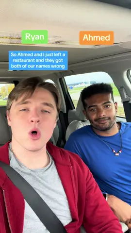 Brian and Muhammed, are our alternate personalities when we order food! What’s the name you get called all the time that you just accept. @Ahmed Al-kadri 