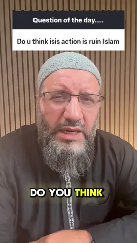Do you think ISIS action ruins Islam? Don't just a religion by a group... #fyp #reels #religions #terror  #islam 