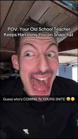 Your Old School Teacher Keeps Harrasing You on Snapchat 📚👻 #fyp #foryou #funny #joke #uk #creep #creepy #teacher #results #resultsday #vir #funnytiktok #snapchat #britishhumour #skit #viral #comedyskit #jackfnzy 