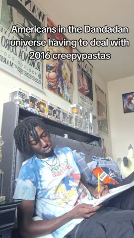imagine chilling in your room and Golden Freddy decides to join you #dandadan #fnaf #animetiktok #fyp #funny 