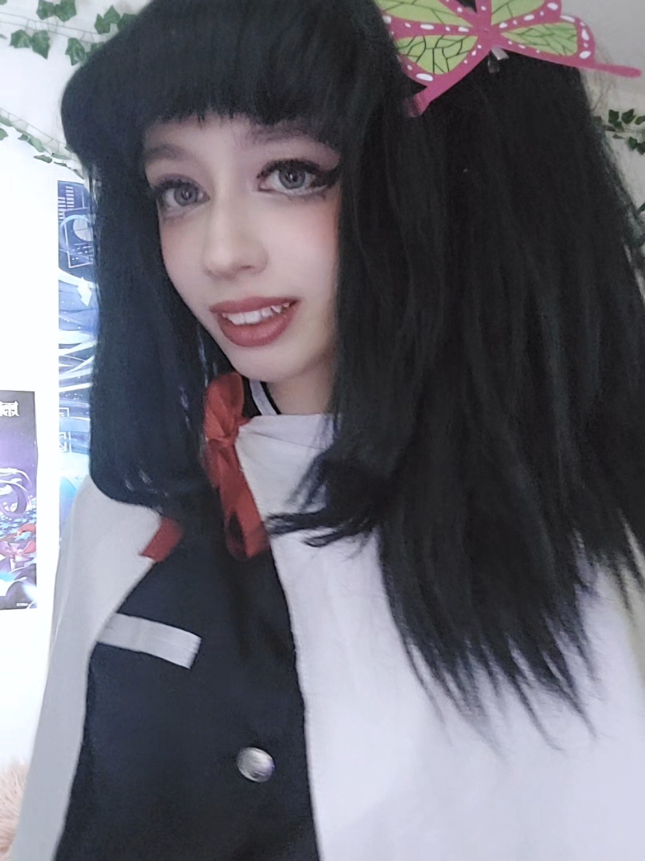#KANAO 🦋 || hopefully kanao will pull me out of flop town and I got contacts yippee #cosplay #demonslayer #kanaotsuyuri #kny 
