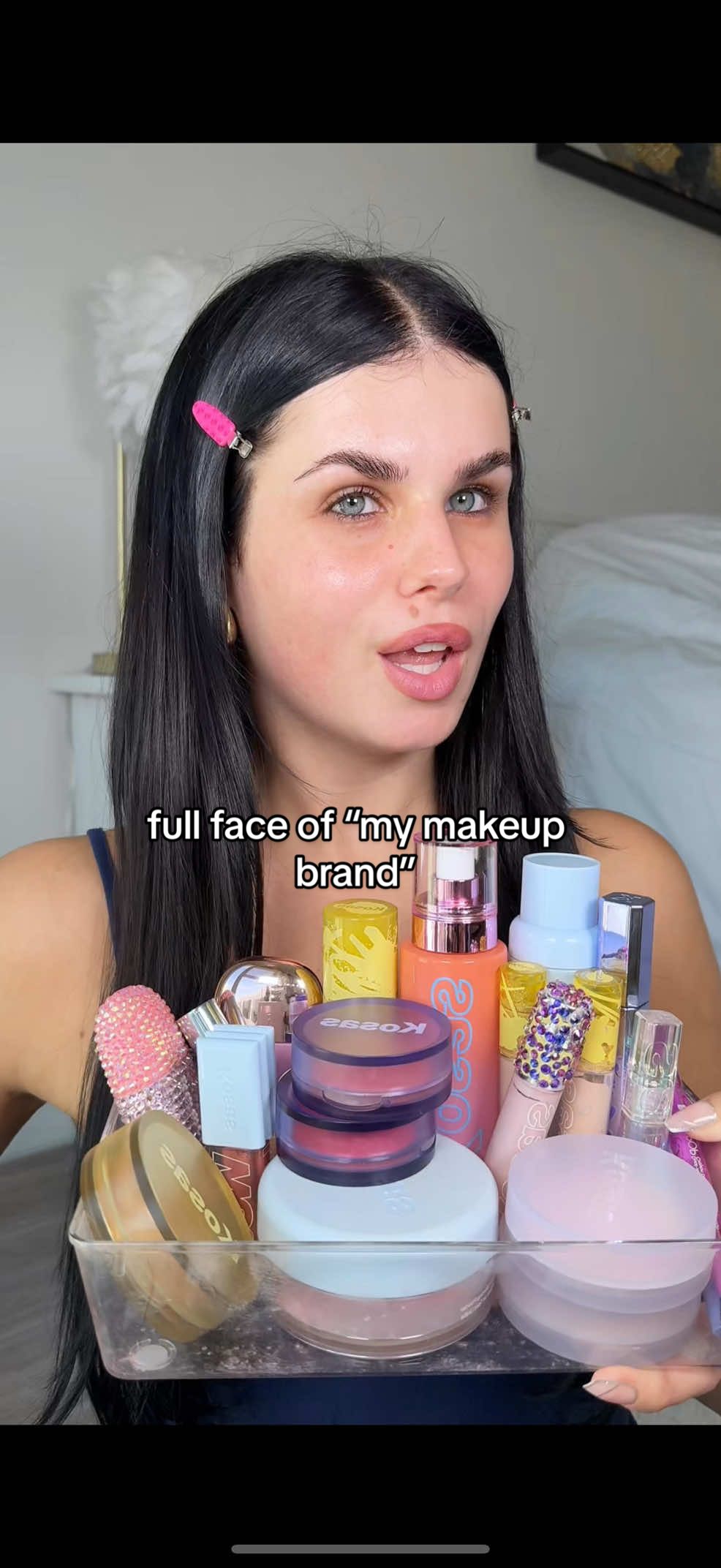 this is so fitting honestly 🙂‍↔️ @Kosas #kosas #makeuptrend #MakeupRoutine #sephorahaul #makeupinspo saw my girl @izzy do this 🤍 