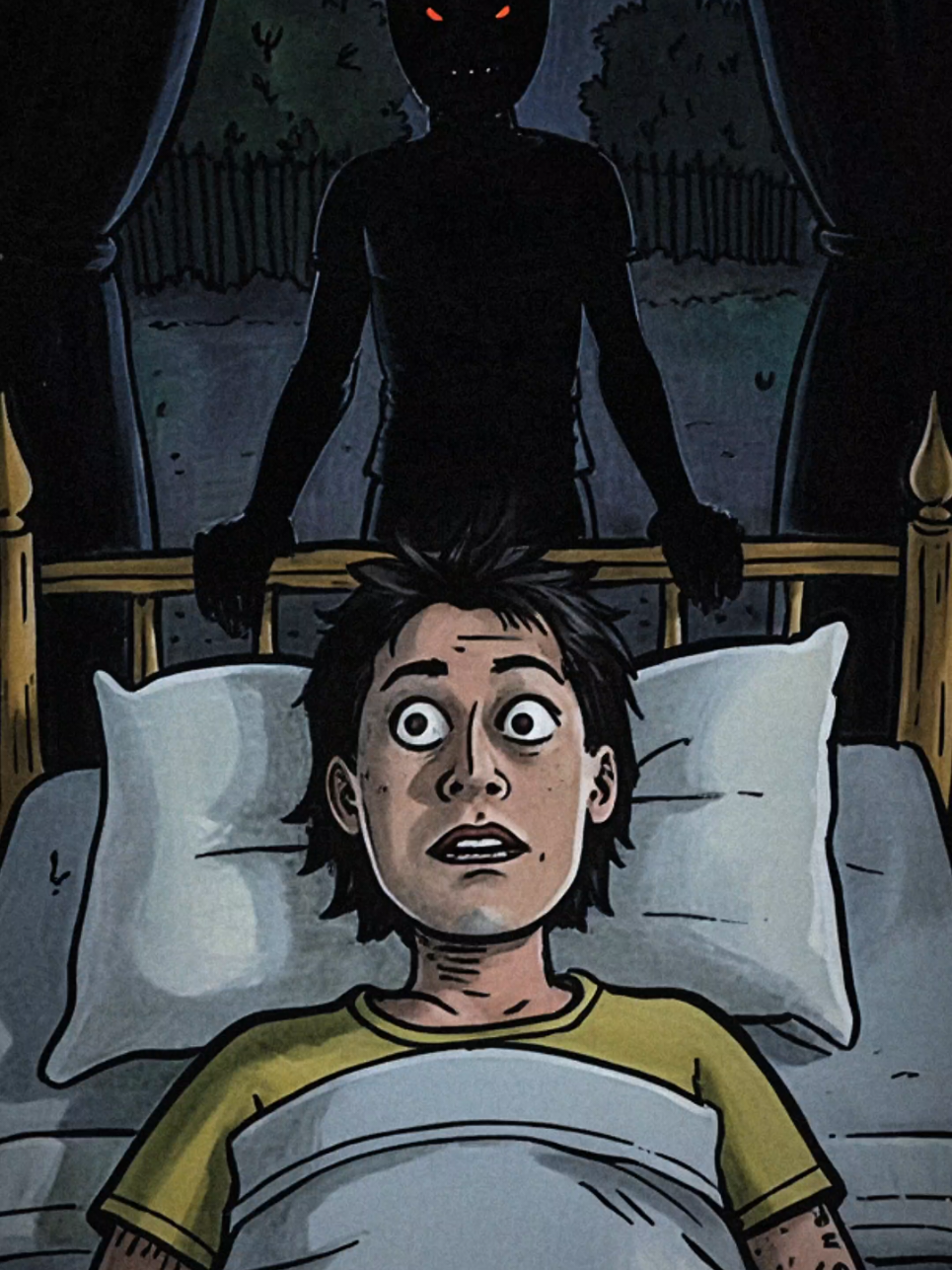 Quem aí já teve paralisia do sono? #historiasbizarras #historiasdetiktok #historiaterror #terror #lenda 
