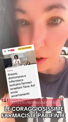 #notizie#toscana#sanitario#farmaciste#polemica video di 👉 @Fanpage.it notizia @Sky tg24 e altre testate giornalistiche che riprendono la notizia dei video virali delle due farmaciste Farmaci israeliani buttati nel cestino, la destra insorge: “Inaccettabile”. Poi le scuse: “Erano campioni gratuiti”Il video, girato in una Asl Toscana, sta facendo il giro del web scatenando le polemiche. E l'azienda sanitaria prende le distanze: 
