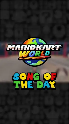 Song of the Day 46: Mario Kart World - Ground Theme from Super Mario 3D Land, originally composed by Takeshi Hama! --credit to ImWhoreHay on Twitter for the Mario Kart World font, Racer's Delight-- #mario #mariokart #nintendo #nintendoswitch #videogamemusic