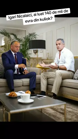 Igari Nicalaici, ai luat 140 de mii de evra din kuliok?