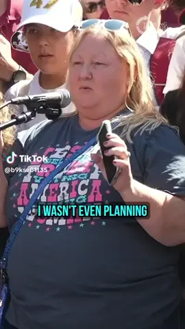 She wasn't even going to speak.